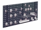Mobile Preview: Lochplattenwand Set 1000 x 450 mm | System Typ 7 RAL 7016 anthrazitgrau