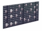 Preview: Lochplattenwand Set 1000 x 450 mm | System Typ 8 RAL 7016 anthrazitgrau