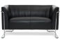 Preview: Lounge Sofa 2 Sitzer - Besuchersofa - Warteraum Sofa