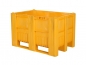 Preview: Palettenbox aus Kunststoff gelb