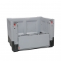 Preview: Faltbare Palettenbox - Palettenbehälter 1200 x 1000 mm (Ladeklappe geöffnet)