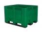 Preview: Kunststoff Palettenbox grün