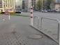 Preview: Entfernbarer Poller (Ø 152 mm x 2 m) für mehr Sicherheit auf Straßen