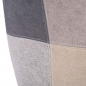 Preview: Polsterstühle - Nino Esstischstühle mit Leinenbezug grau-khaki (Rückenlehne hinten)