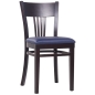 Preview: Restaurantstühle - Apollo Holzstühle mit Sitzpolster