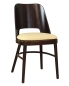 Mobile Preview: Restaurantstühle aus Holz - Vesta Gastronomiestühle wenge/beige