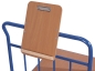 Preview: Schreibtafel aus Holz für Transportwagen DIN A4 hochformat