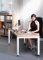 Mobile Preview: Büro Schreibtisch mit vier Beine - Bürotisch