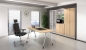 Preview: Moderner Schreibtisch 80 x 80 cm Typ A mit HMB Büromöbeln