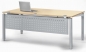 Mobile Preview: Schreibtisch Worker 180 x 80 cm mit Sichtblende