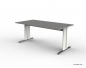 Preview: Büro Schreibtisch Tischplatte grafit 180 x 80 cm