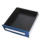 Mobile Preview: Schublade 125 x 500 mm für Werkezugschrank blau