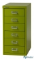 Preview: Büro-Schubladenschrank grün