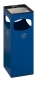 Preview: Standascher blau mit Abfallbehälter 4-fach Einwurf