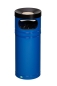 Preview: Standascher für Sandbefüllung mit Abfallbehälter blau für Kunststoffbeutel