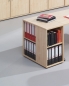 Preview: Flächenbündiger Standcontainer für Schreibtisch (ahorn)