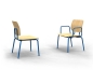 Preview: XXL Stühle für Übergewichtige mit Holzsitzen