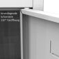 Preview: Schließfachschrank: Türen mit innenliegenden Scharnieren 110° Türöffnung
