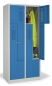 Preview: Z-Spind 4 Abteile - Spindschrank mit lichtblauen Türen
