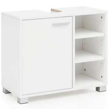 Waschbeckenunterschrank 60x55x32 cm Weiß