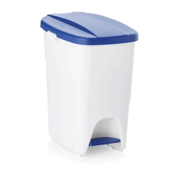 Erweiterbarer Abfallbehälter 25 l Inhalt Typ AB 120 mit blauem Deckel