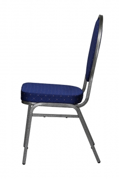 Bankettstühle Favorit blau (Seitenansicht)