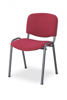 Besucherstühle stapelbar - Preisvorteil ab 85 Stühle! Stoff rot