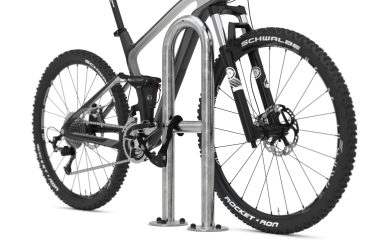 Bügel-Fahrradständer in Bogenform - Fahrradanlehnsystem Typ BP310