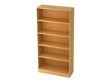 Offener Büroschrank mit 100 x 40 x 200,4 cm, Typ S, buche