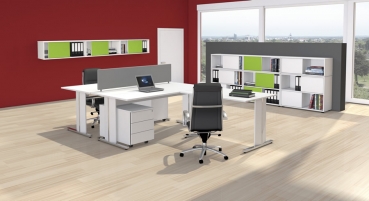 Büro Schreibtische mit Büroeinrichtungen