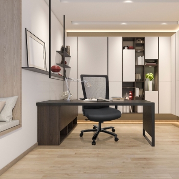 Bürostühle für Schwergewichtige grau im Raum