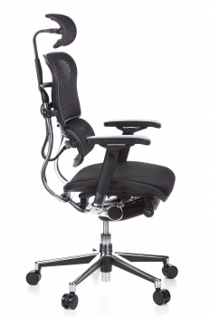 Bürostühle mit Netzrücken u. Kopfstütze in höchster Qualität