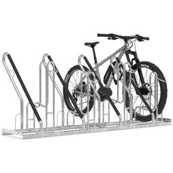 Fahrradständer mit ummantelte Anlehnbügel, für bis 64 mm Reifenbreiten
