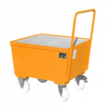 Fasstransportwagen (orange) für 1 x 200 Liter Fass