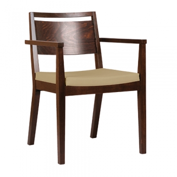 Gastronomie Stühle mit Armlehnen gesucht? Dann sind viel. diese Holzstühle das geeignete!