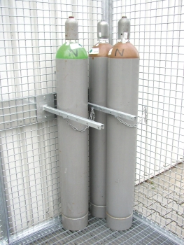 Haltevorrichtung für Gasflaschenlager Typ FS