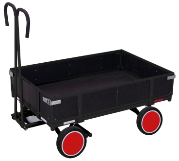 Handpritschenwagen mit Bordwänden - 985 x 680 mm - VG - 700 kg - anthrazit