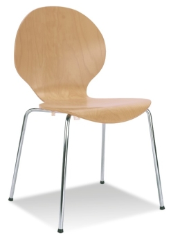 Holzschalenstühle - Komfort Besucherstühle hier bei fintabo®