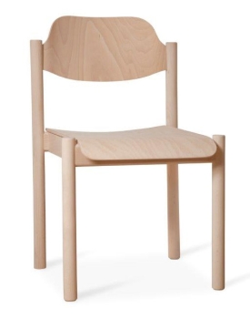 Holzstühle Typ A1 ungepolstert, pflegeleicht u. stapelbar