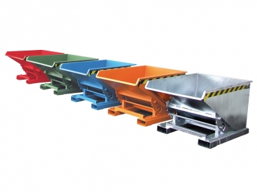 Stapler-Kippcontainer ca. 0,9 m³ Modell Tadeu in verschiedenen Farben, so wie verzinkt