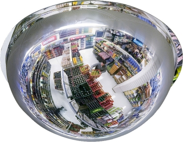 360° Kuppelspiegel für Industrie und im Einzelhandel als Ladenspiegel