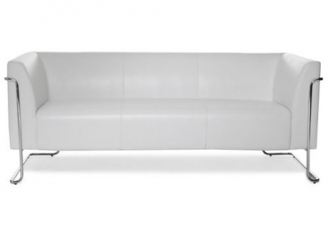 Lounge Sofa 3 Sitzer weiß
