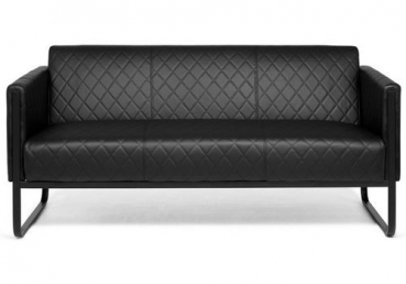 Lounge-Sofa STEP - 3 Sitzer schwarz