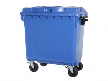 Großmüllbehälter 770 Liter - Großer Müllbehälter rollbar blau