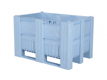 Palettenbox aus Kunststoff hellblau