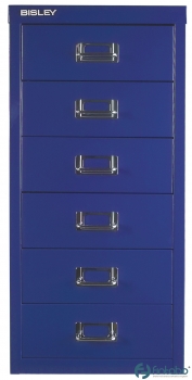 Büro-Schubladenschrank blau