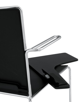 Seminarstühle mit Schreibtablar ohne Armlehnen, Modell Klausur