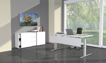 Sideboard Büroschrank mit Schreibtisch