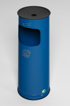Standascher mit Abfallsammler enzianblau (5010)