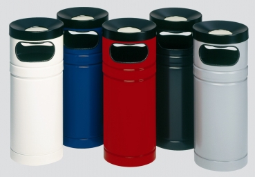 5 mögliche Farben Standascher mit Abfallbehälter